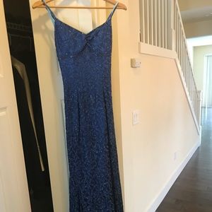 Stunning prom or black tie evening gown